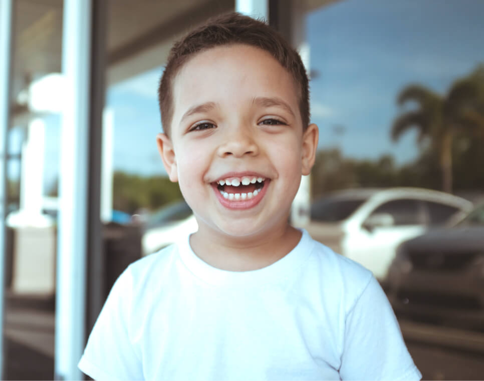 Image of Young Boy with Big Smile